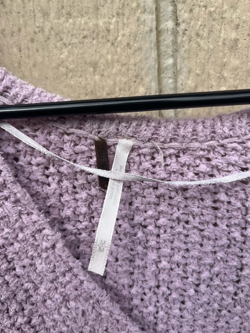 Free‎ People Coco Knit Pullover Sweater Top Purple Size Medium
